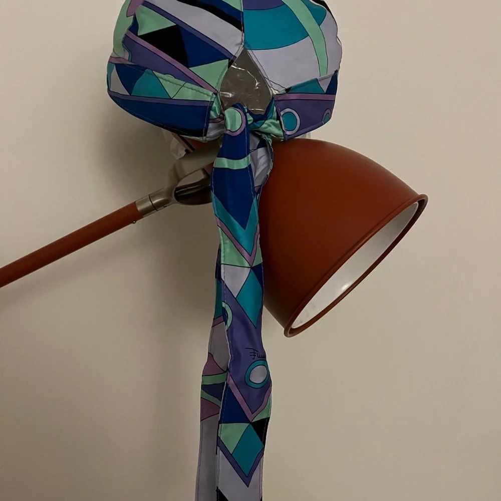 Emilio Pucci Hat (vintage rare) w/ ribbon ties in back - Picture 6 of 11